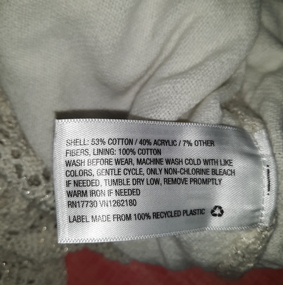 Cat&Jack knitted sparkly dress size 2T - Picture 6 of 6